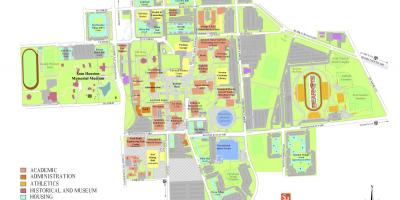 University of Houston zemljevid
